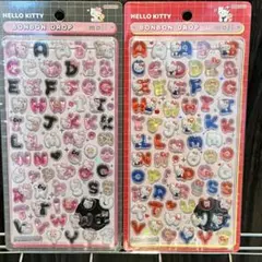 【正規品】サンリオ文字ボンボンドロップシール2枚セット ハローキティ