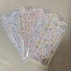 ゆうれい てんし オバケーヌ ボンボンドロップシール ドロップシール 4枚セット