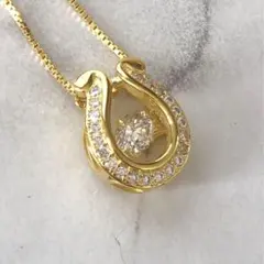 SALE中！ダンシングストーン ネックレス レディース ホースシュー k18