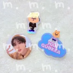 Stray Kids ハン ハンクォッカ 缶バッジ ネームバッジ ステッカー