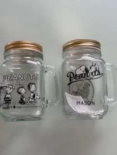 新品未使用！　スヌーピー　メイソンジャー　SNOOPY MASON JAR