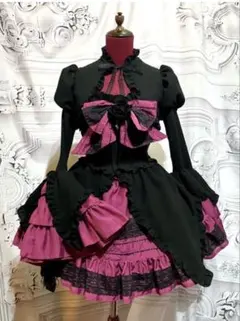 MARBLE 配色切り替えデコラティブドレスワンピース