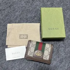GUCCI GGキャンバス 二つ折り財布
