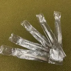 【未使用】5本セット　 フォーク カトラリー カトラリーセット　ニッケルシルバー