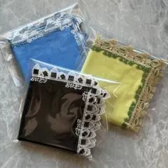 【新品未使用】近沢レース　タオルハンカチ　富士山　茶道　おにぎり