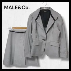 MALE&Co. テーラードジャケット スカート スーツ 上下 セット 【213
