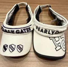 PEARLY GATES ゴルフバイザー 2点セットメンズ