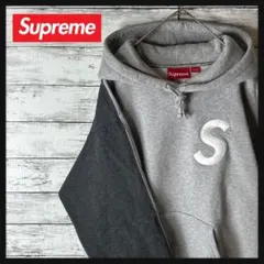 a【即完売モデル】シュプリーム☆刺繍ロゴ　フードパーカー　入手困難　希少 190 a【即完売モデル】シュプリーム☆ビック刺繍ロゴパーカー 入手困難