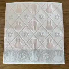 新品未使用★ミッフィー miffy MIFFY レース柄 タオルハンカチ