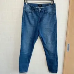 美脚ストレッチ✨ カーブアピール　スキニーデニム 31インチ 12 大きいサイズ