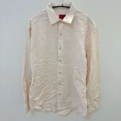 ALFANI スリムフィット 長袖 シャツ M クリーム色 ワイシャツのサムネイル