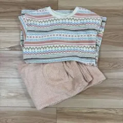 ユニクロ　フリースパジャマ 160cm