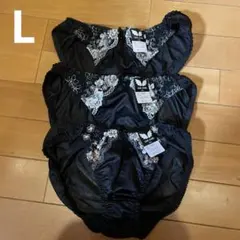 sun rode 黒い刺繍ショーツ 3枚