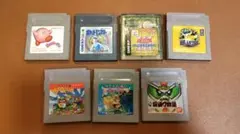 ゲームボーイソフト　7本セット