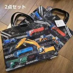 【タグ付き】プールバッグ　工事車両　2点セット