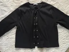 【未使用】INGNI 黒カーディガン　ショート丈