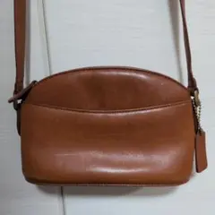 COACH オールドコーチ ショルダーバッグ キャメルブラウン