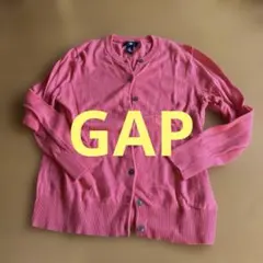 Gap ❗️未使用に近い柔らか素材のピンク カーディガン S❣️