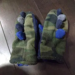 babyGap 迷彩・青 手袋 M/L 中古