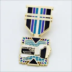 CONSOLE WARS VETERAN 勲章 ピンバッジ パワーグローブ