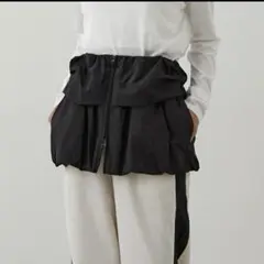 earthy ナイロンバルーンビスチェ&ミニスカート