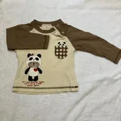 sweet melon 長袖パンダTシャツ 80㎝