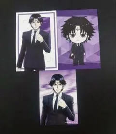 HUNTER×HUNTER スーツ（戦闘後) ポストカード　ブロマイド　クロロ