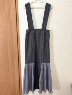 サスペンダー付きタイトスカート　サイズ:1　LILY BROWN　リリーブラウン