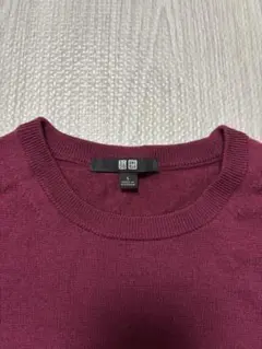 UNIQLOメリノクルーネックセーター　レディースサイズL