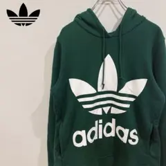adidas アディダス トレフォイルロゴ ビッグロゴ グリーン ホワイト