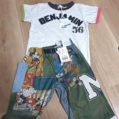 Disney ミッキーマウス Tシャツ パンツ セット 120