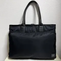 現行タグ✨未使用級 ポーター タイム トートバッグ A4可 大容量 黒 現行タグ✨美品 ポーター タイム トートバッグ A4可 大容量 黒 - メルカリ