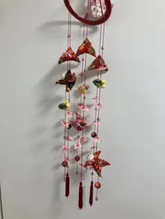 ひな祭り 吊るし飾り 赤 さげもん