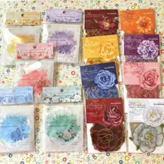 №51 コラージュ素材 フレークシール ステッカー