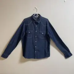 BEAMS HEART ビームス デニムシャツ Mサイズ ダークブルー