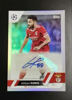 topps ゴンサロ・ラモス 直筆サイン auto BENFICA UCC