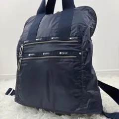 レスポートサック エッセンシャル ネイビー リュック 超軽量 - メルカリ
