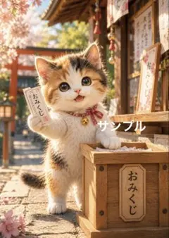 一作限り】肉球見せるへそ天茶白子猫水彩 茶トラ L852 - メルカリ