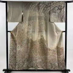 吉乃 一廉 セット 袋帯 絞り 訪問着 作家物 白 辻ヶ花 辻が花 落款 総