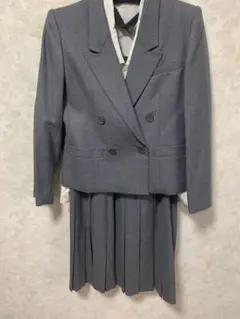 グレー スカートスーツ上下 セット