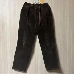 GRAMICCI ダークブラウン コーデュロイパンツSORA