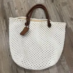 Ralph Lauren ラルフローレン 編み込み トートバッグのサムネイル