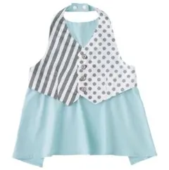 MARLMARL 水玉 ストライプ ベビーエプロン