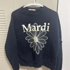 Mardi Mercredi ネイビー　スウェット　マルディ　メクルディ