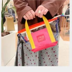 ManhattanportageＢＥＡＭＳＢＯＹ別注クリアミニトートバッグ