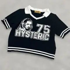 H*I様 HYSTERIC GLAMOUR 半袖 ニットポロシャツ 75のサムネイル