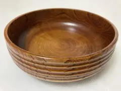 天然木　器　漆塗　24cm  未使用