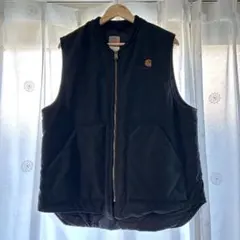 90s CARHARTT DUCK VEST BLACK LARGE TALLのサムネイル