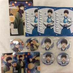 銀魂　志村新八　アニメジャパン　THEキャラ 提灯　缶バッジ　ふぁぼカ　特典