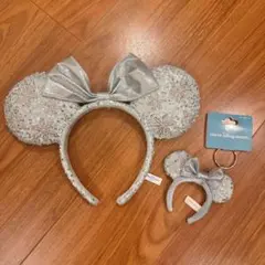 ファンタジースプリングス　エルサ カチューシャ　カチューシャキーチェーン